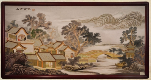遇見(jiàn)非遺｜掐絲琺瑯彩巖畫(huà)：上清古鎮(zhèn) 